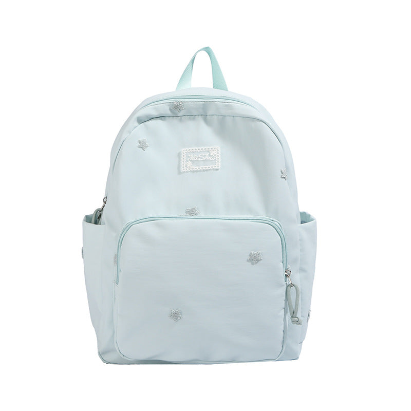 Embroidered Lightweight Casual Backpack Kalsten