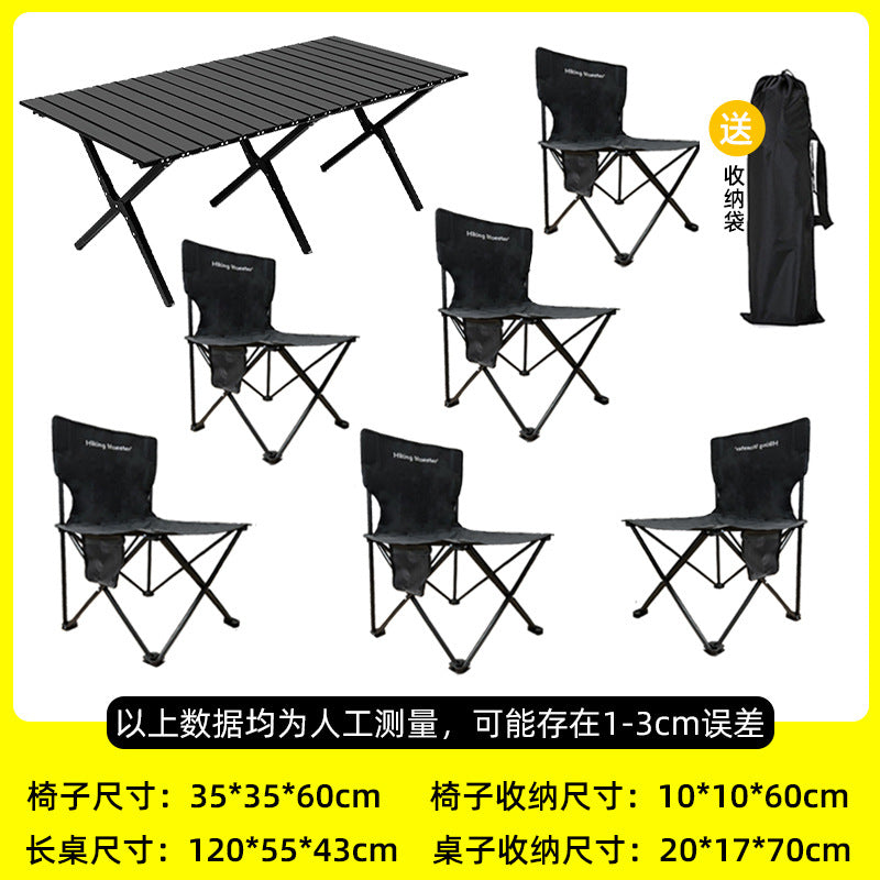 Folding Camping Chairs Set Kalsten