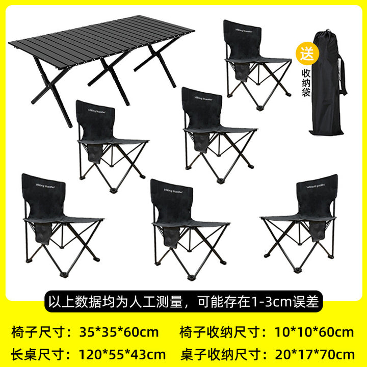 Folding Camping Chairs Set Kalsten