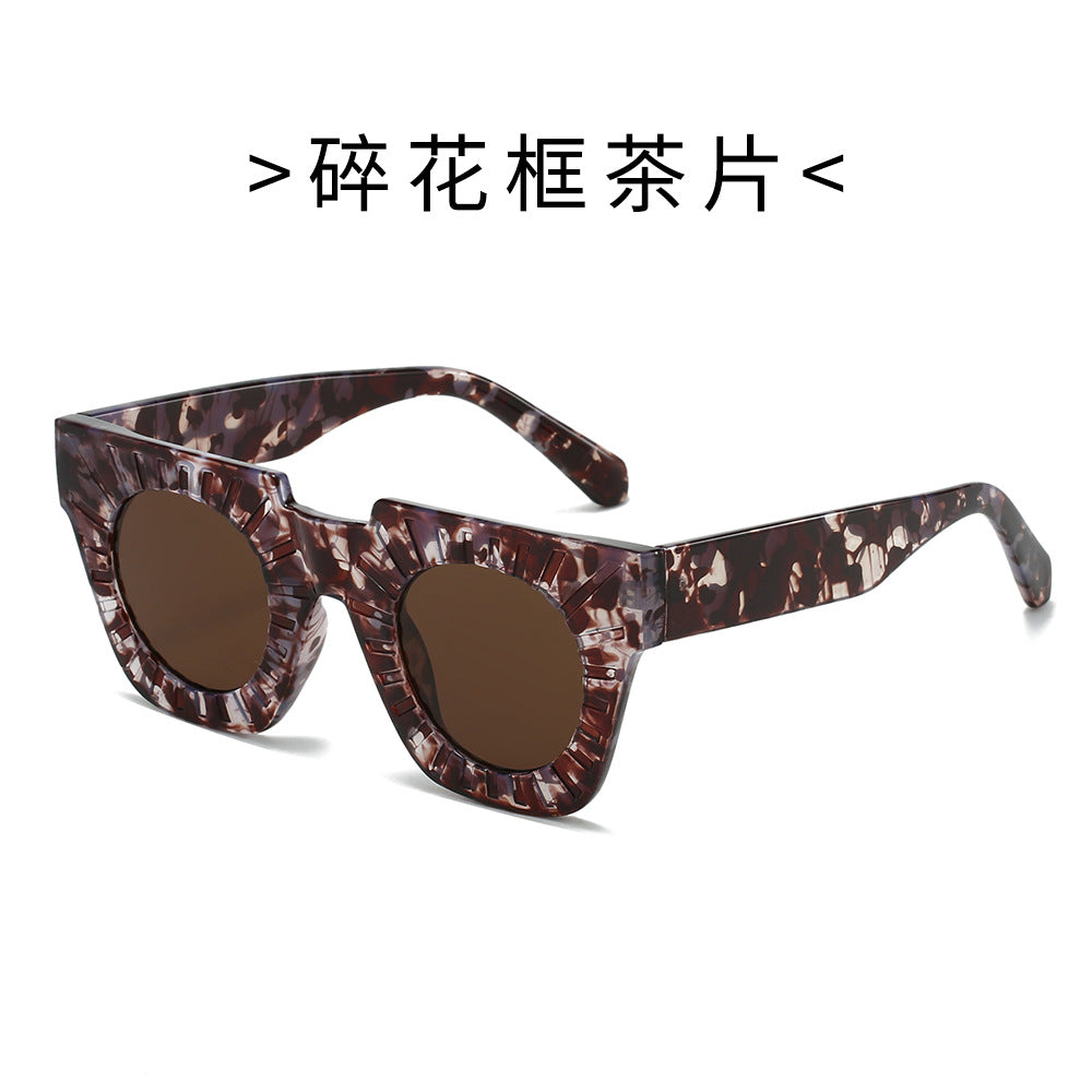 Ladies Fashion Sunglasses with Creative Geometric Frame Kalsten