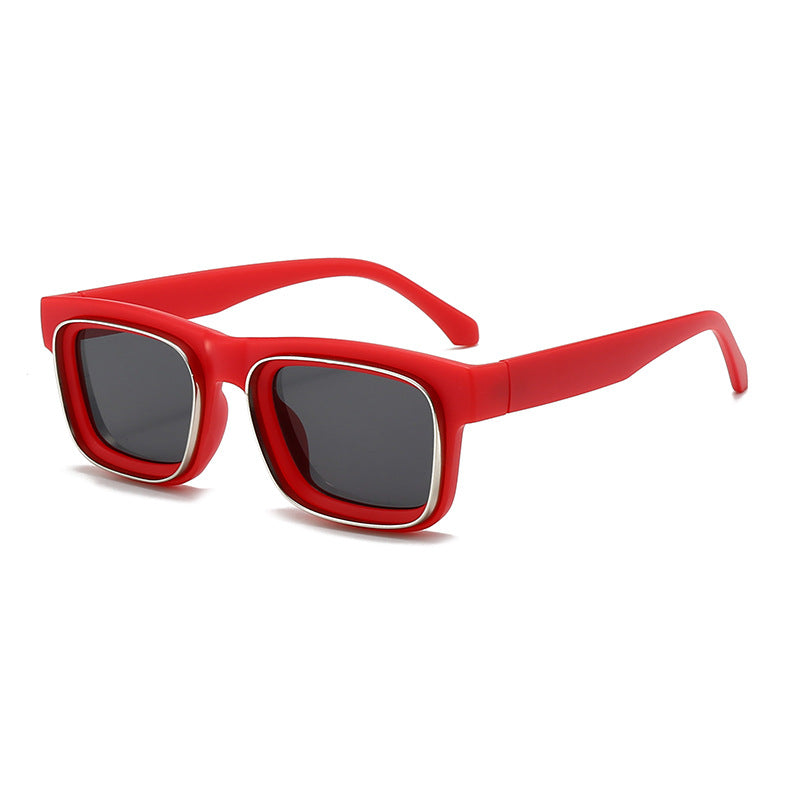Women's fashionable square sunglasses with contrasting frame Kalsten