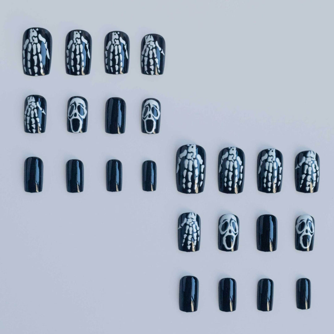 Artistic Skeleton Nail Art Set