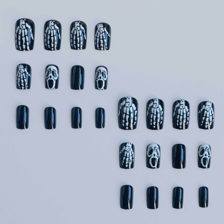 Artistic Skeleton Nail Art Set