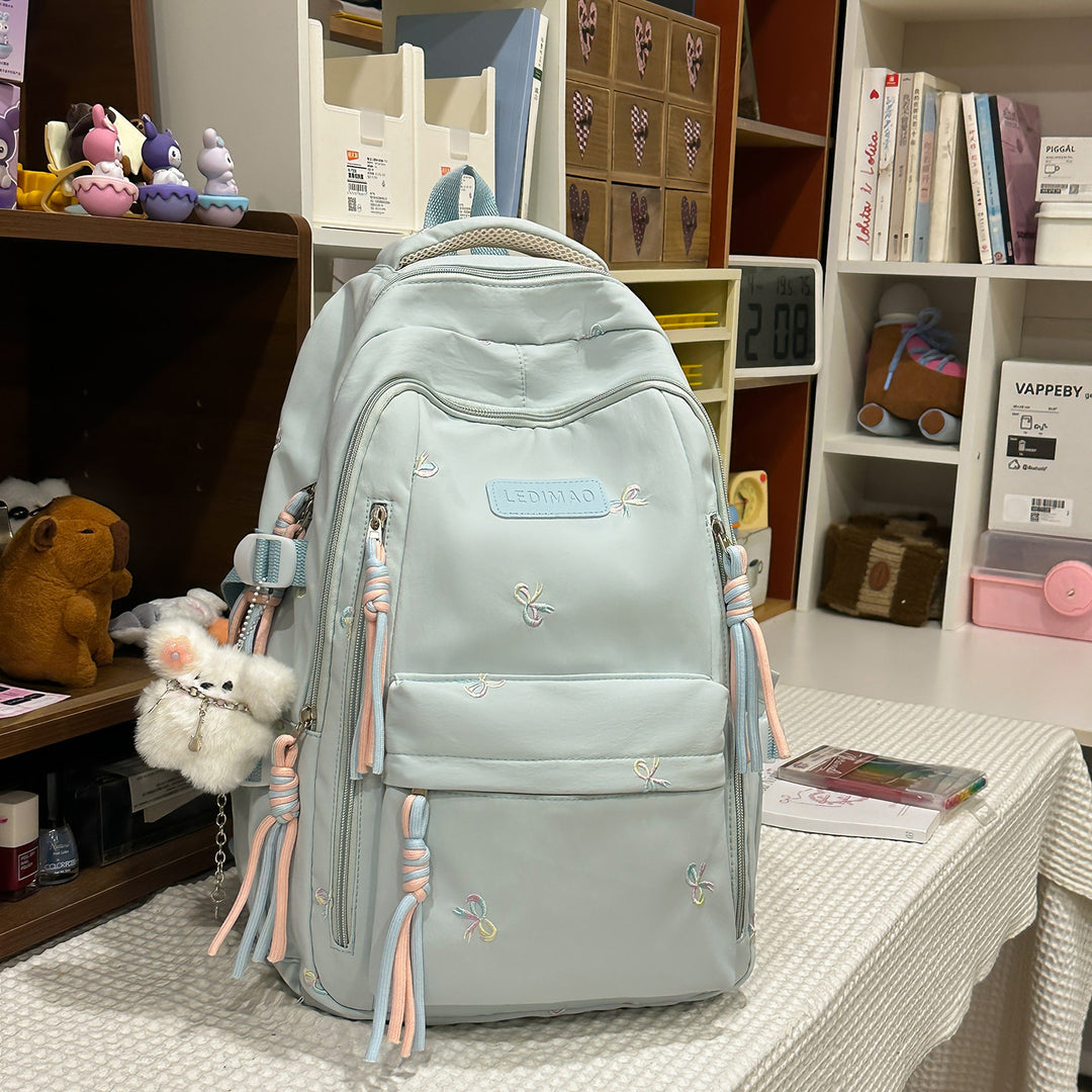 Embroidered Multi-Functional Backpack Kalsten
