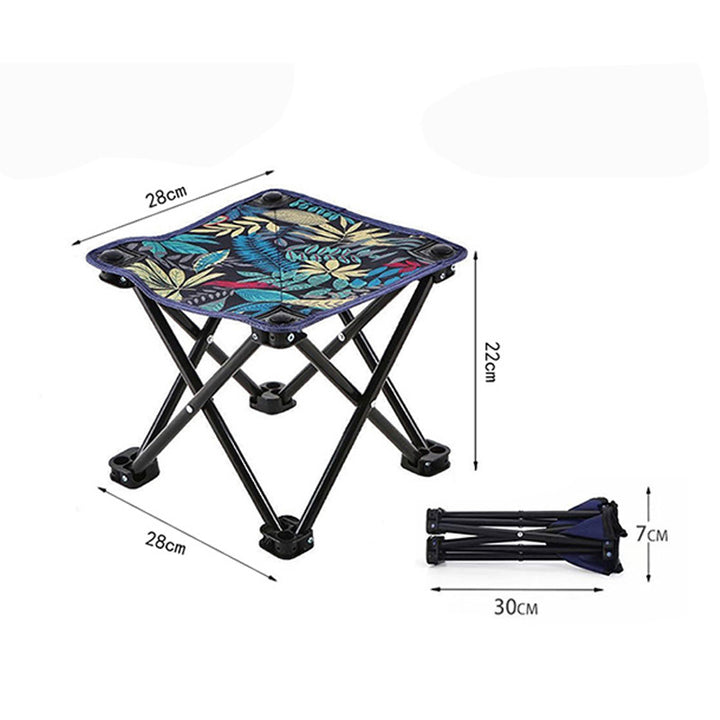 Foldable Camping Stool With Colorful Design Kalsten