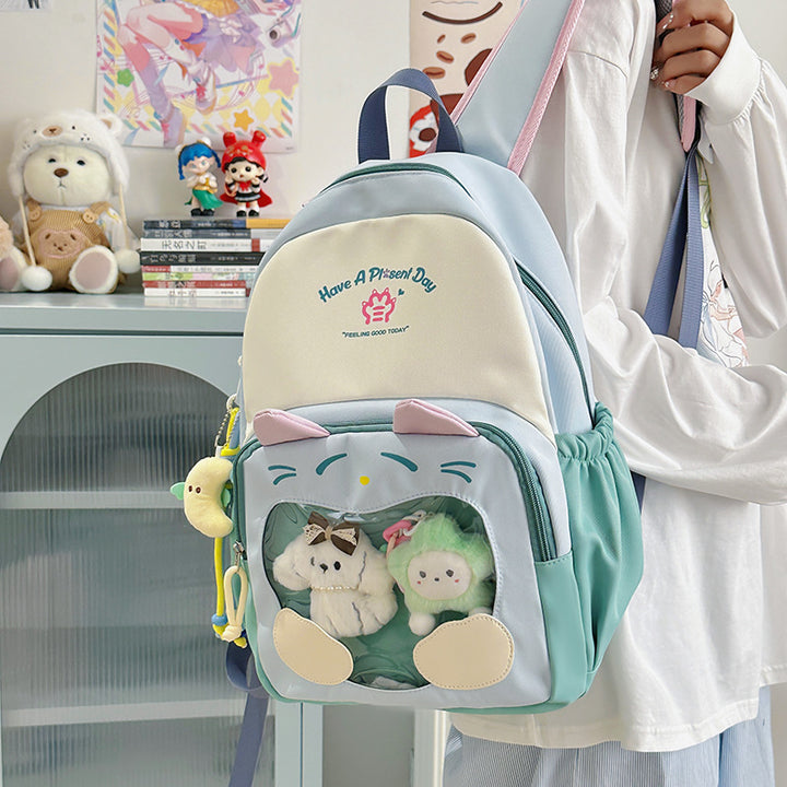 Cute Cat-Themed Backpack Kalsten