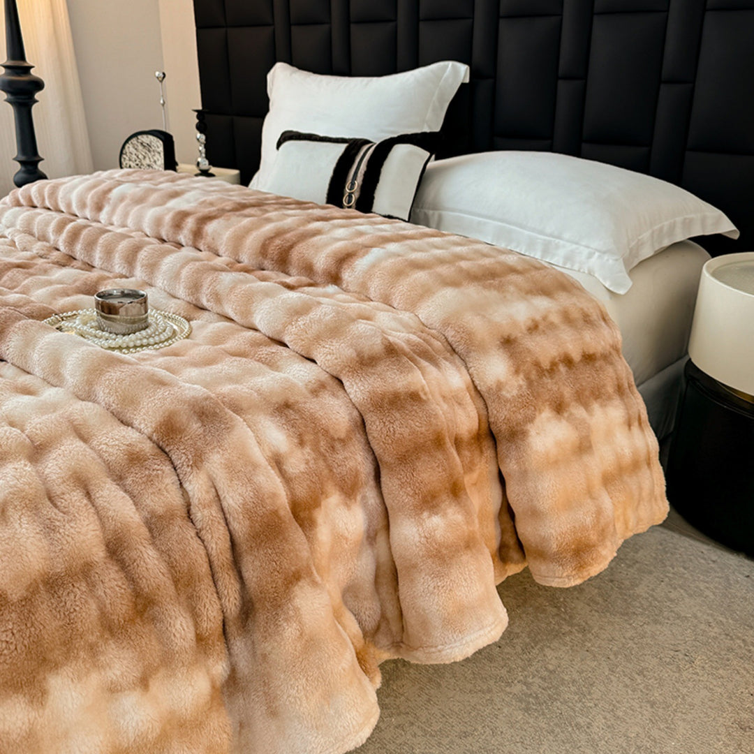 Luxurious Soft Faux Fur Blanket Kalsten