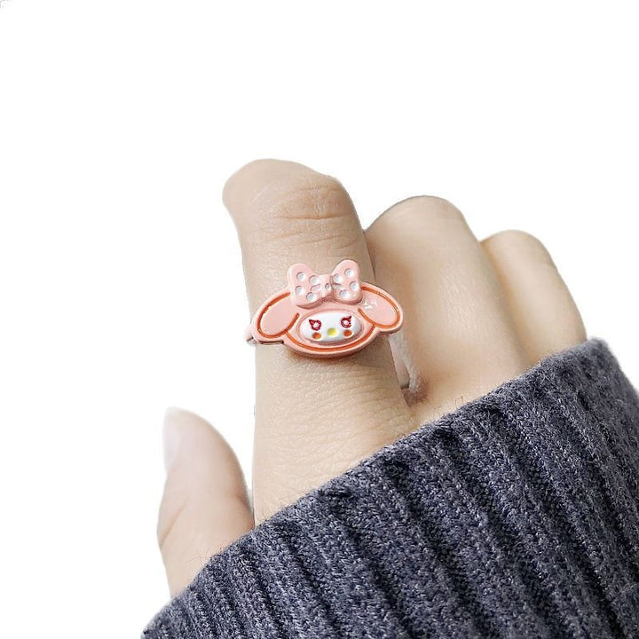 Playful ring with cheerful cartoon motif Kalsten