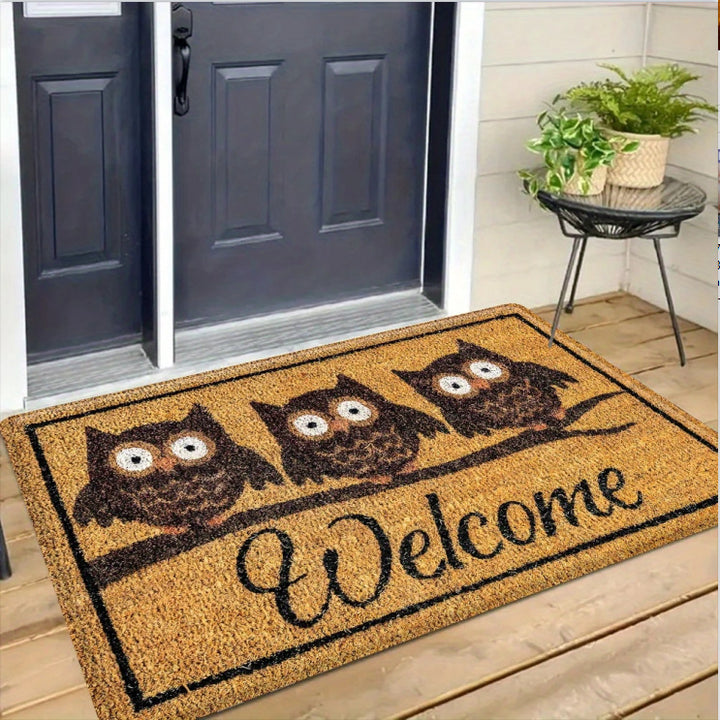 Whimsical Cartoon Entrance Mat Kalsten