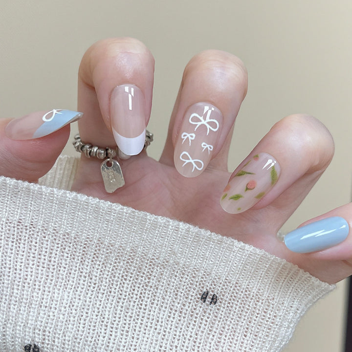 Artistic Floral Press-On Nail Set Kalsten 1789388641