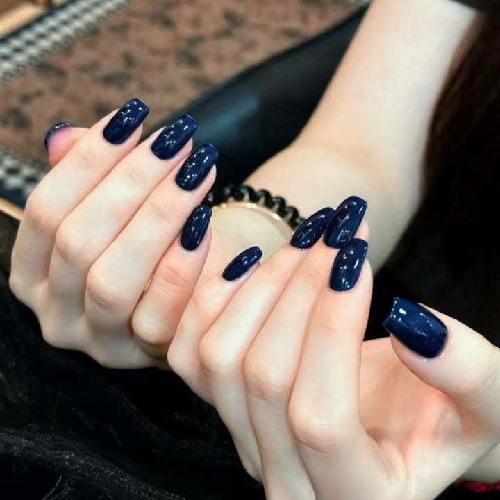 Stylish Glossy Long Press-On Nail Set Kalsten