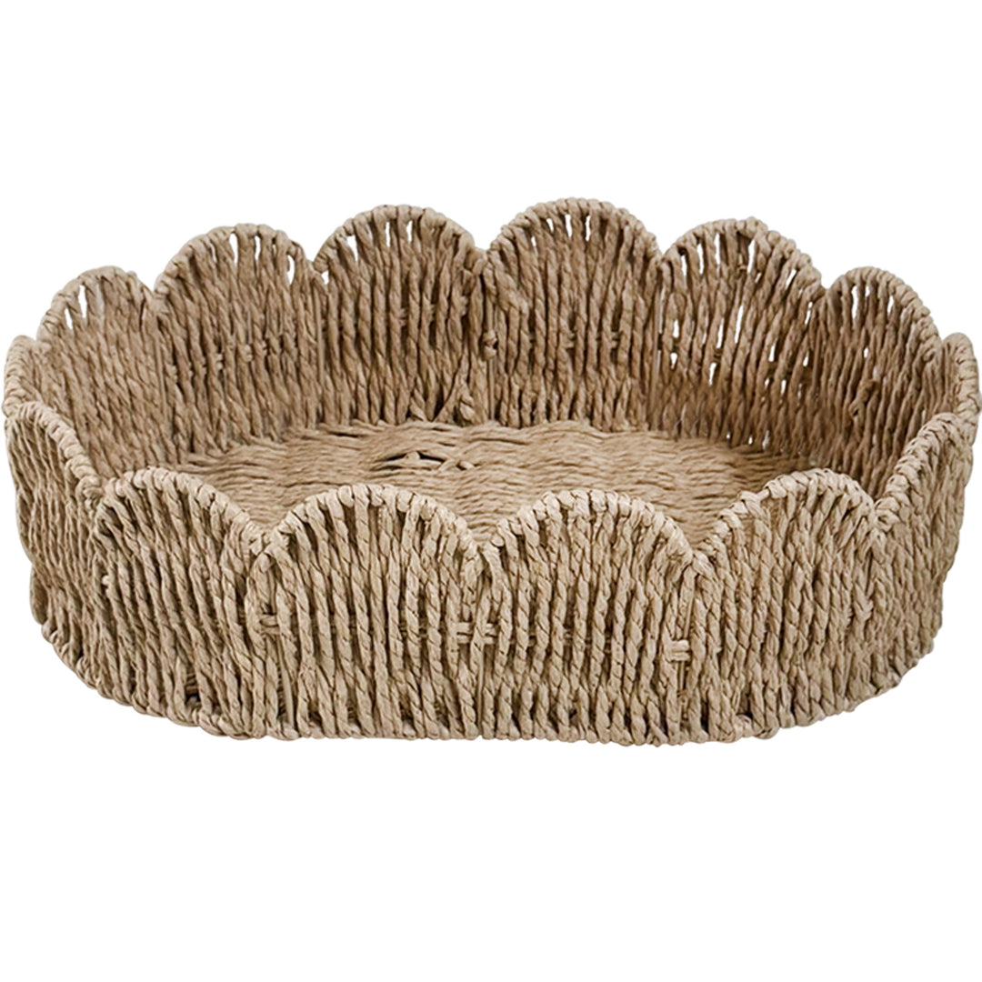 Decorative hand-woven storage basket Kalsten