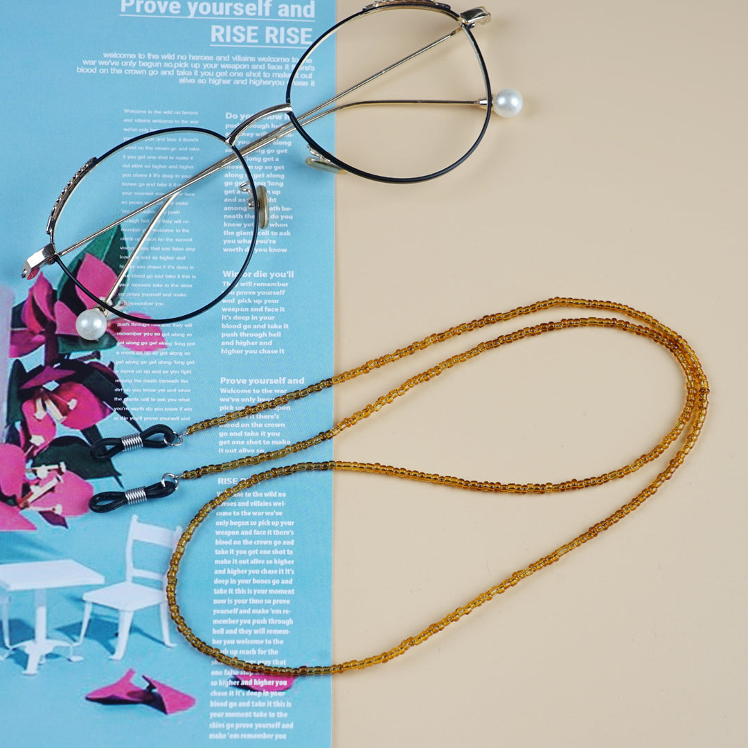 Crystal-Accented Eyewear Holder Chain Kalsten