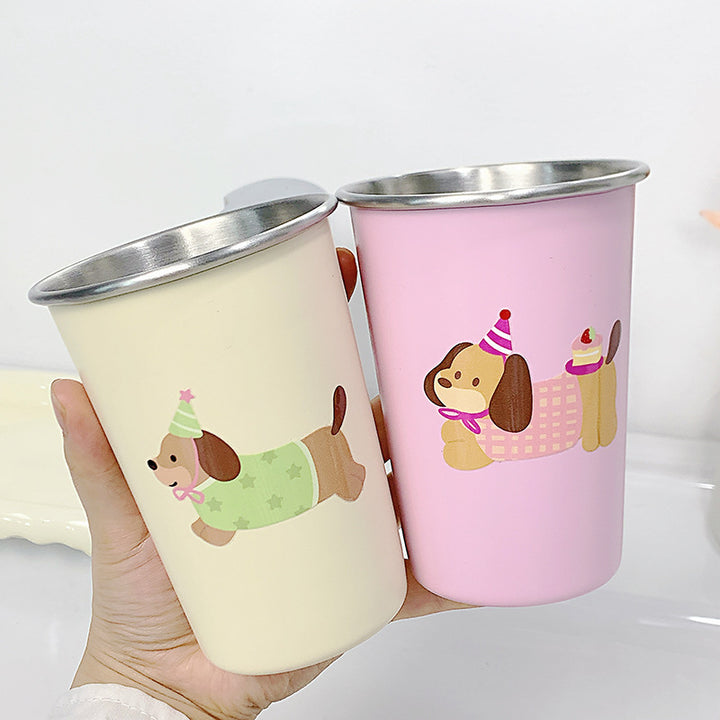 Stainless steel cup with cute dog design Kalsten