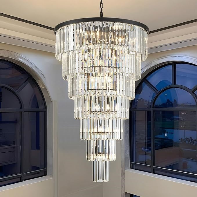 Crystal Architectural Chandelier