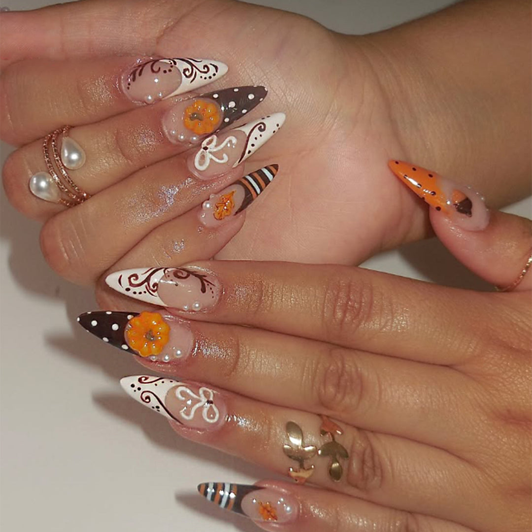 Artistic Seasonal Press-On Nail Set