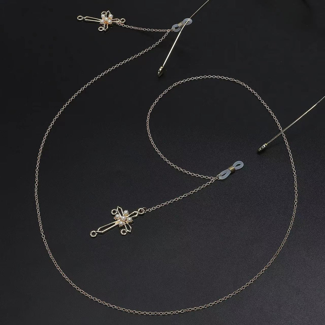 Cross Pendant Chain Earrings Kalsten