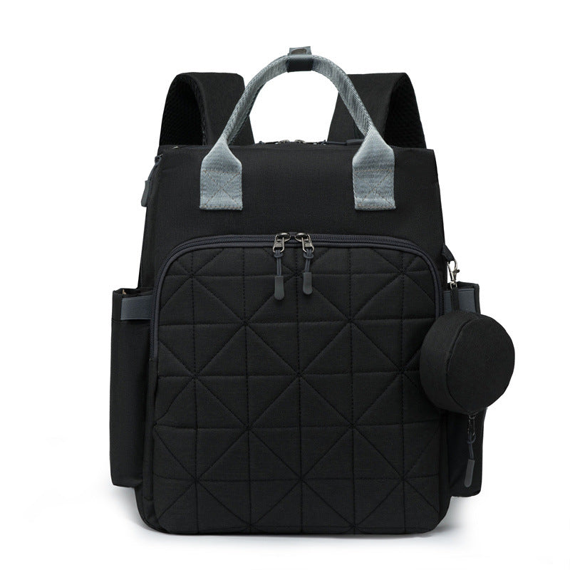 Multi-Pocket Quilted Backpack Kalsten