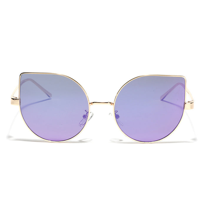 Ladies Cat-Eye Sunglasses with Polarized Lenses and Elegant Metal Frame Kalsten