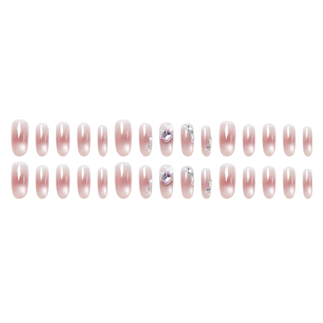 Nail art set with glamorous 3D applications and elegant floral decorations Kalsten
