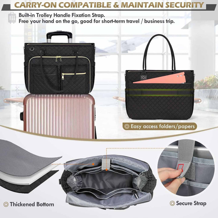 Practical tote bag with intelligent compartment system Kalsten