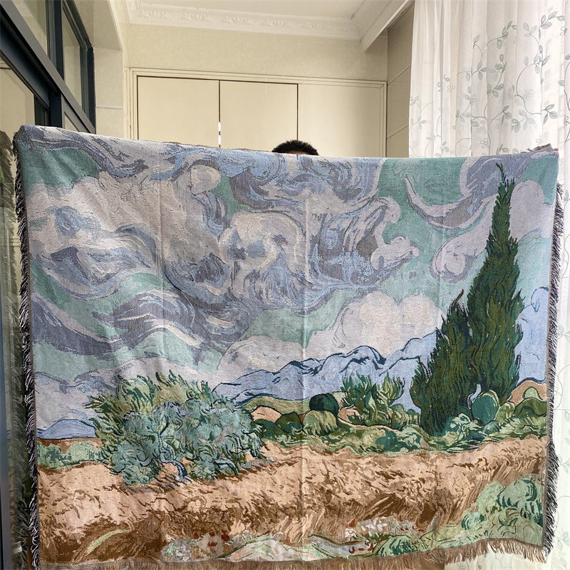 Artistic Scenic Tapestry Throw Blanket