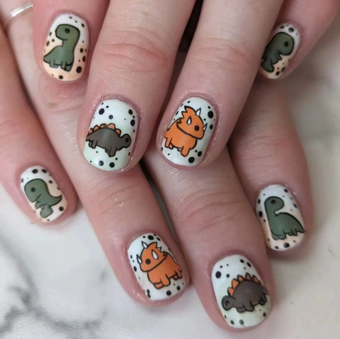 Dinosaur-Themed Nail Art Set Kalsten