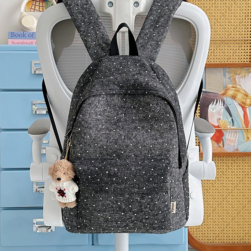 Stylish Polka Dot Everyday Backpack Kalsten