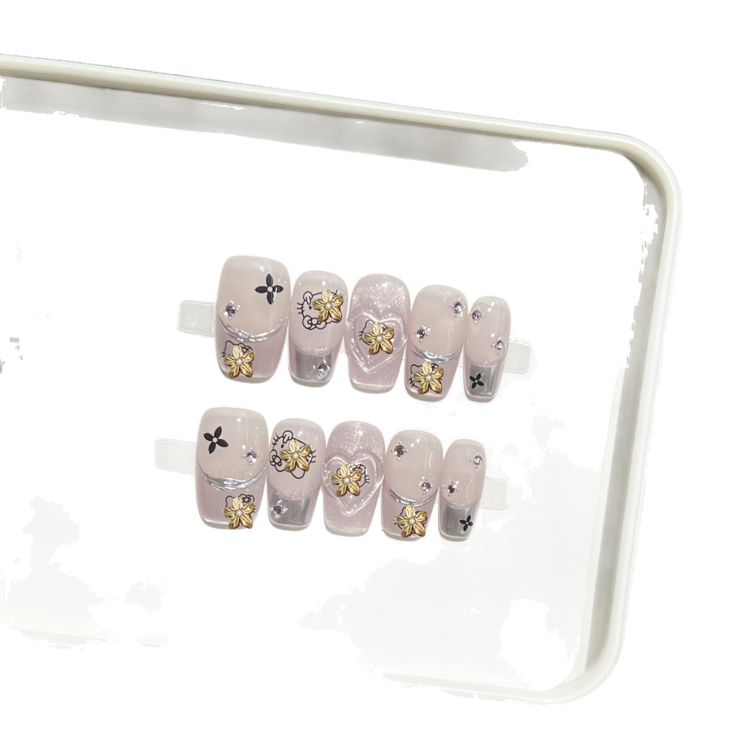 Themed Press-On Nail Art Kalsten