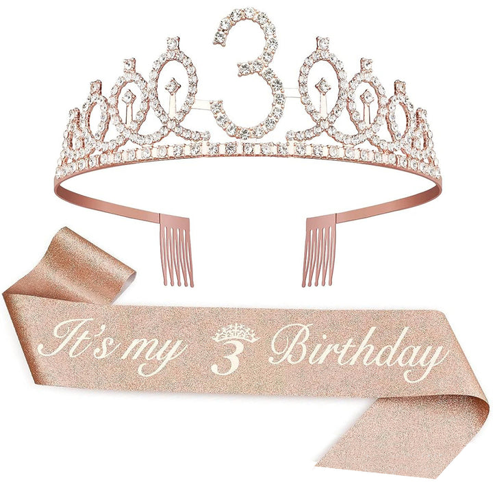 Ladies Crystal Princess Crown with 30 & Fabulous lettering Kalsten