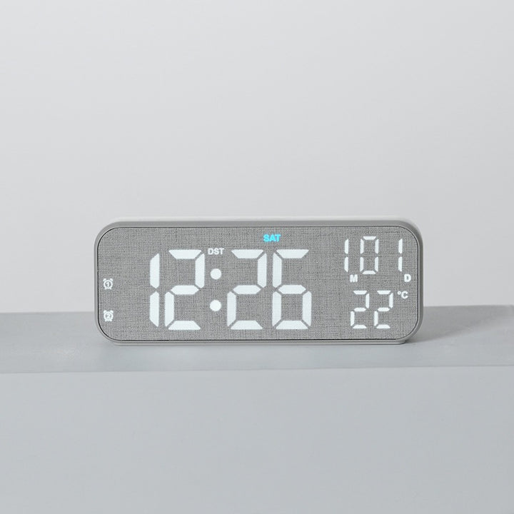 Digital Wood LED Alarm Clock with Temperature and Calendar Function Kalsten