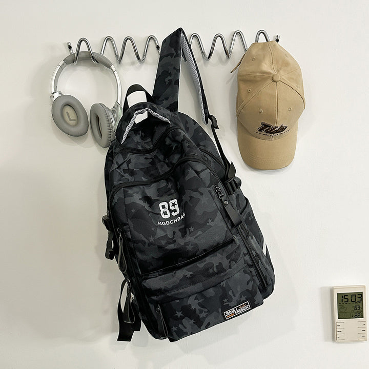 Versatile Camouflage Backpack with Multi-Pocket Design Kalsten