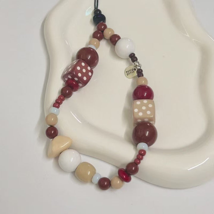 Decorative Beaded Charm Necklace Kalsten 1790135022