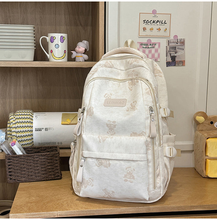 Casual Multi-Compartment School Backpack Kalsten