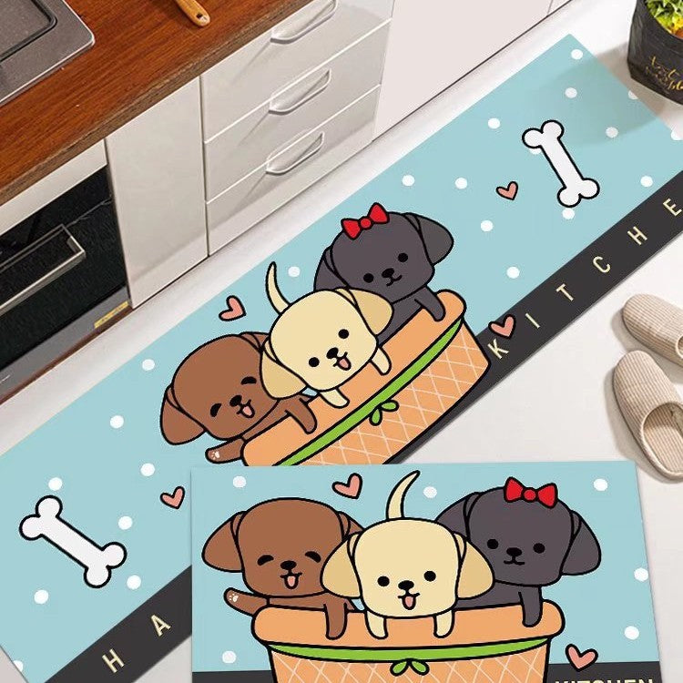 Cat-Themed Kitchen Mat Kalsten