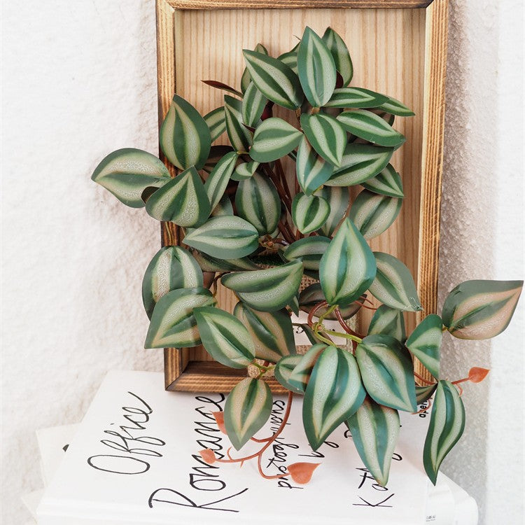 Rustic Wall-Mounted Faux Plant Arrangement