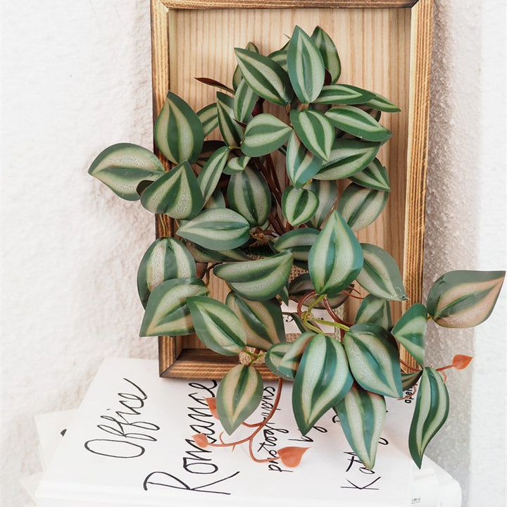 Rustic Wall-Mounted Faux Plant Arrangement