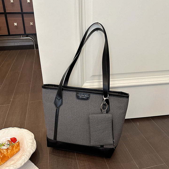 Spacious Multi-Pocket Tote Bag