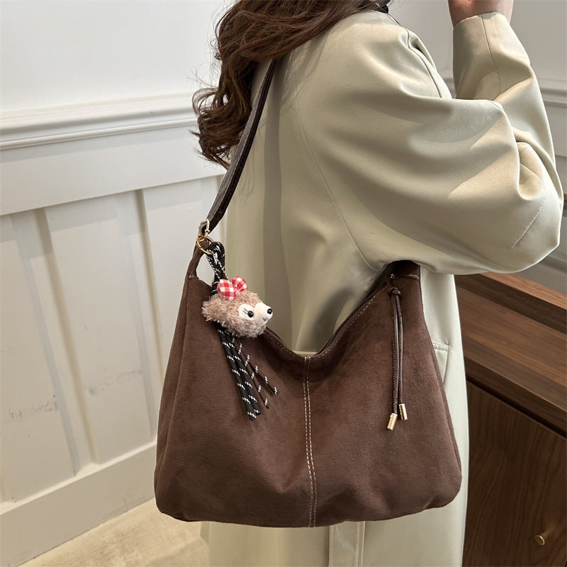 Soft Suede Hobo Handbag Kalsten
