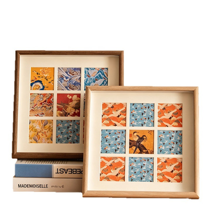 Artistic Framed Japanese Cultural Art Display