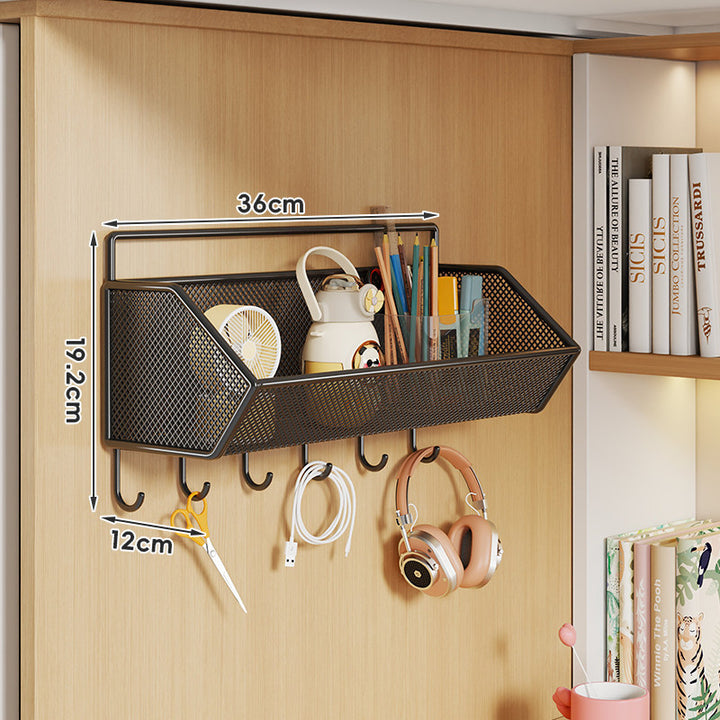 Over-Cabinet Mesh Hanging Storage Basket Shelf Organizer