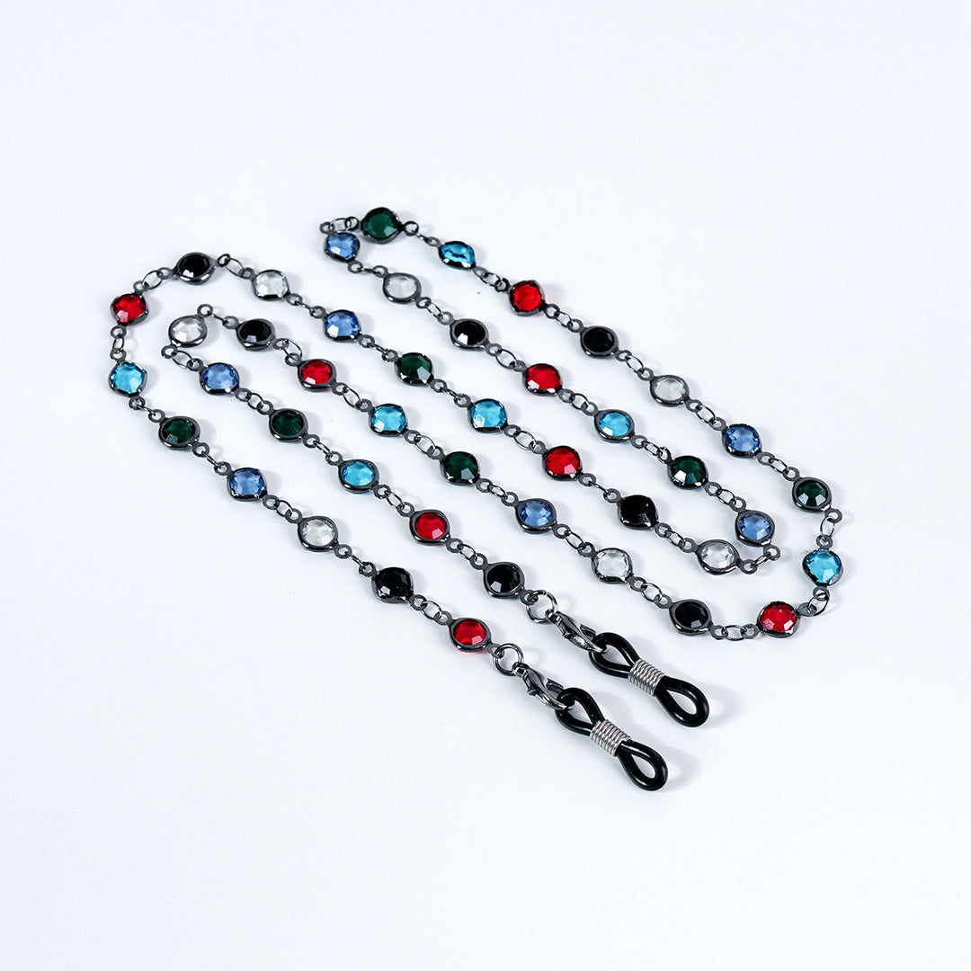 Decorative Gemstone Eyewear Chain Kalsten