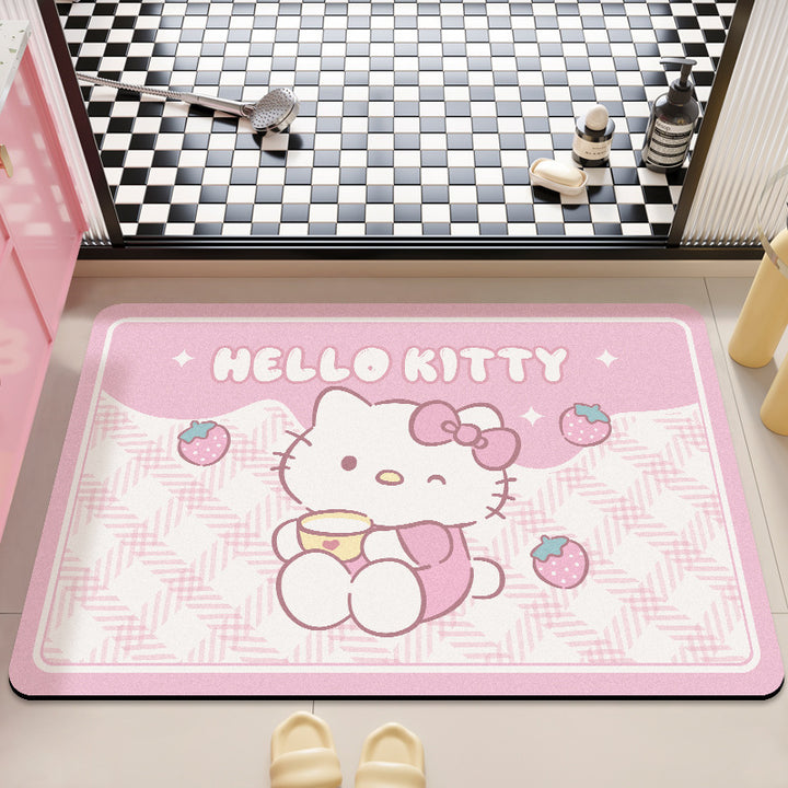 Cute Character-Themed Plush Bath Mat Kalsten
