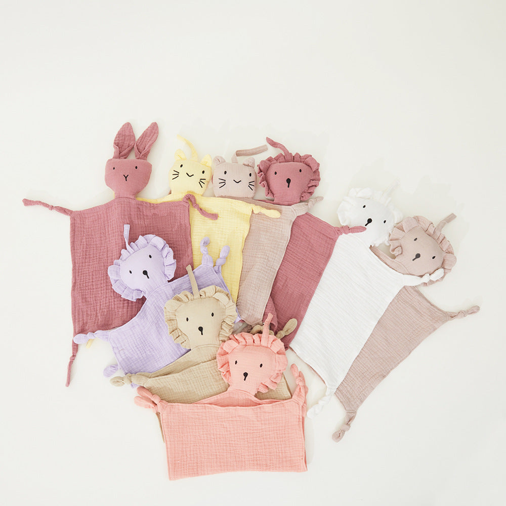 Soft Cotton Bunny Lovey Blanket kalsten
