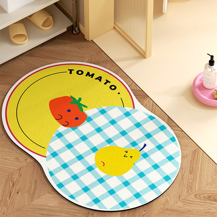 Fun Donut-Themed Bath Mat Kalsten