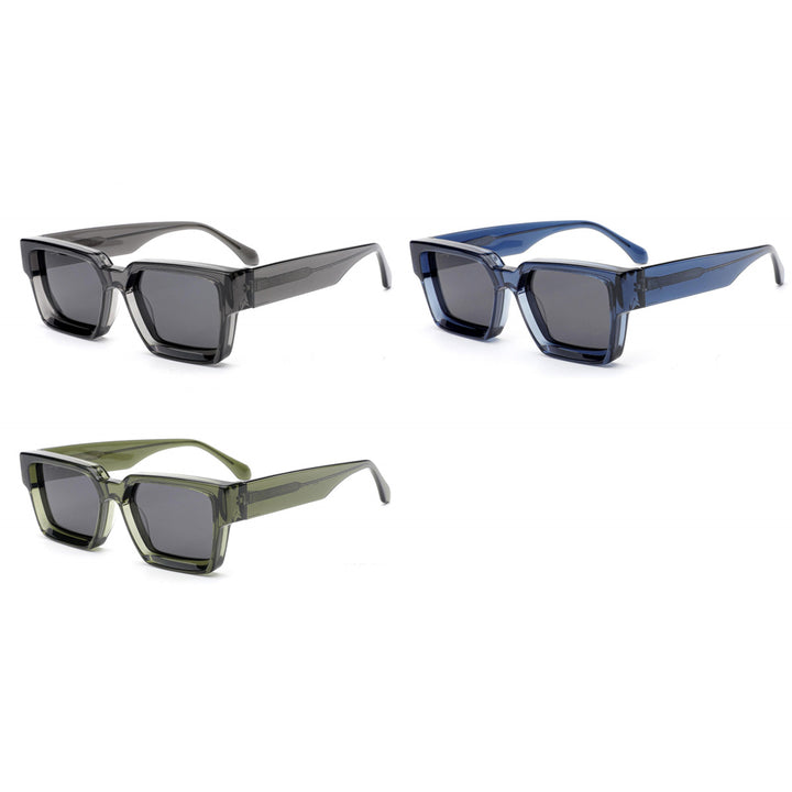 Women's fashionable sunglasses in a stylish design with a wide frame Kalsten