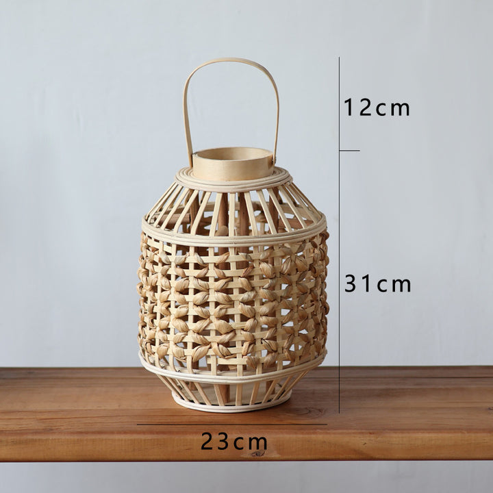 Handcrafted Rattan Lantern Kalsten