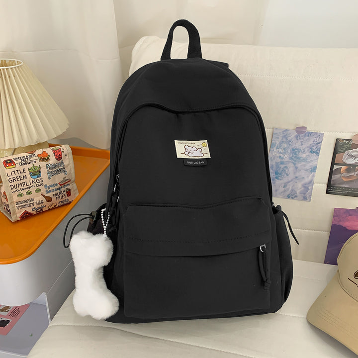 Cute Plush-Embellished Casual Backpack Kalsten