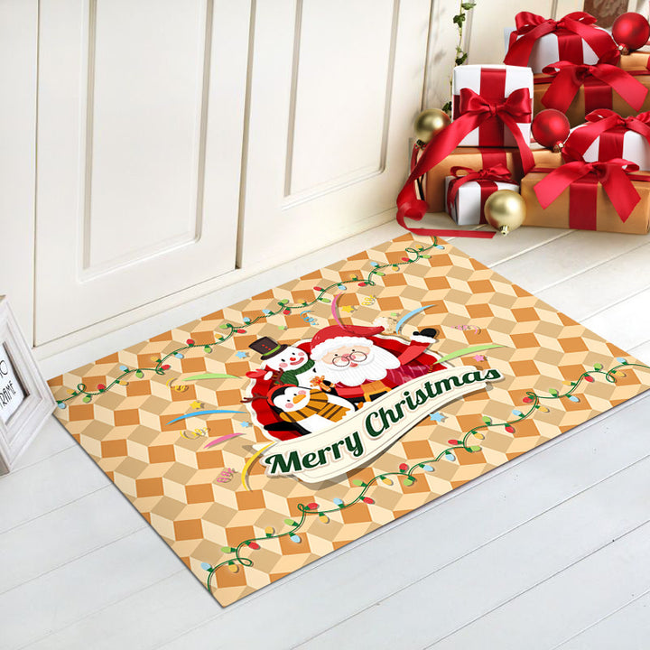 Festive Holiday Entrance Mat Kalsten