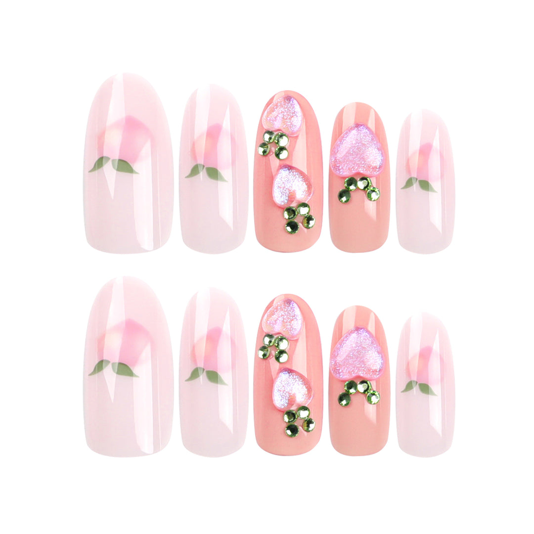 Artistic Nail Art with Fruit and Glitter Designs Kalsten